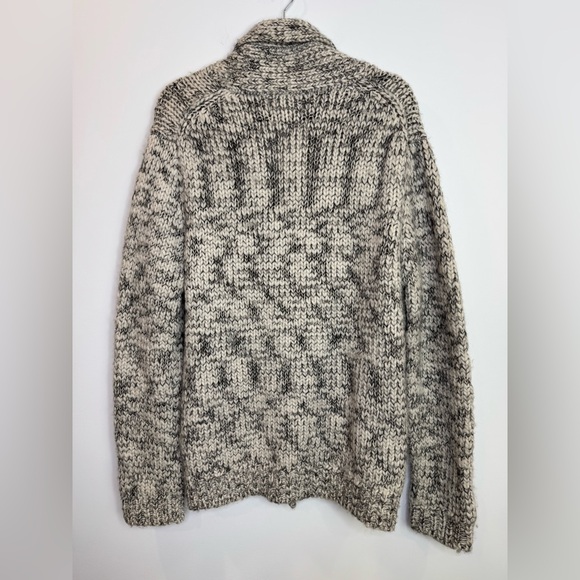 Filippa K. Chunky Cozy wool mohair Gray Knit Cardigan size medium luxe - Picture 7 of 9